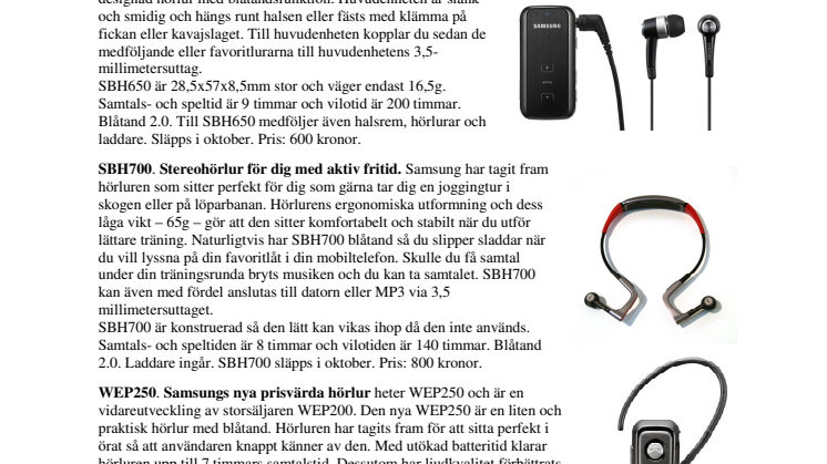 Dubbelt blåtandade öron ger trådlös stereo