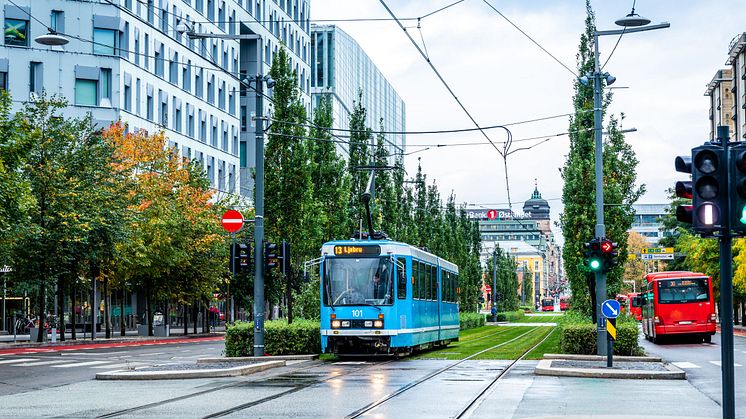 Trikk på ny trasé i Bjørvika og Dronning Eufemias gate
