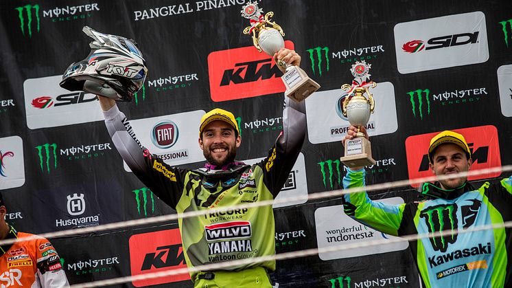 2015年のオランダGP以来の優勝を飾った＃24 ショーン・シンプソン