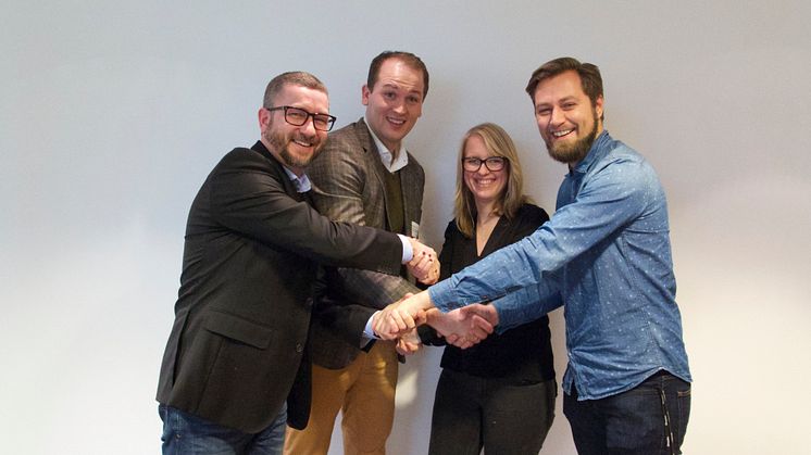 Jurymedlemmene i Årets Nyhetsrom 2014