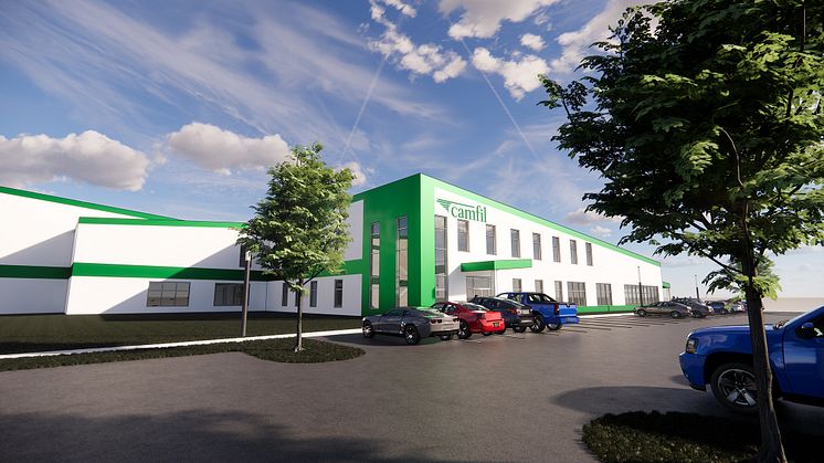 Camfil Air Pollution Control New Facility in Arkansas, USA