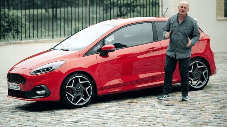 Se Jan Erik Larssen kjøre «verstingen» - nye Ford Fiesta ST