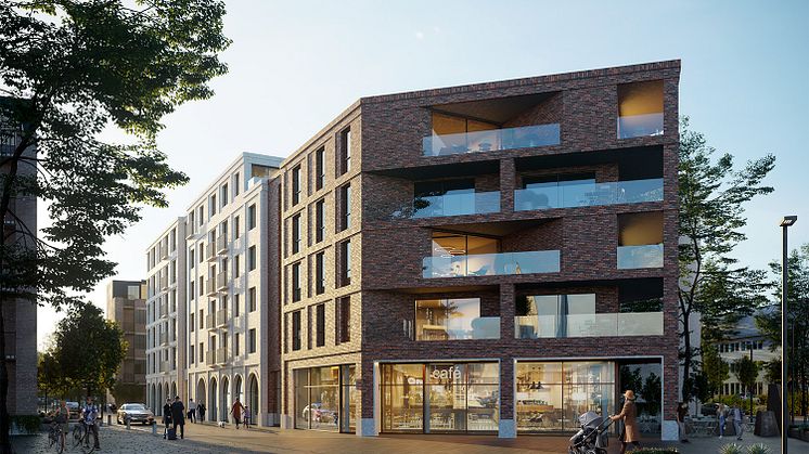 Illustration av förslaget ''Rum för hela livet'' av Fredblad arkitekter.
