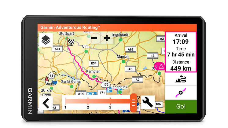 Garmin zumo XT2_Routing_(c)Garmin Deutschland GmbH