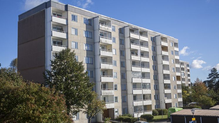 Fasadgruppen renoverar miljonprogramhus åt Haninge Bostäder