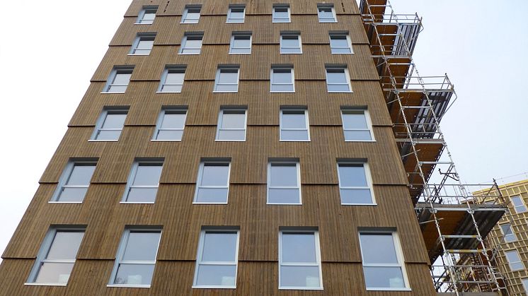 Massivtre og ROCKWOOL steinull gir en bærekraftig studentby