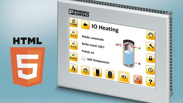 ​Industrielle touch paneler til webapplikationer