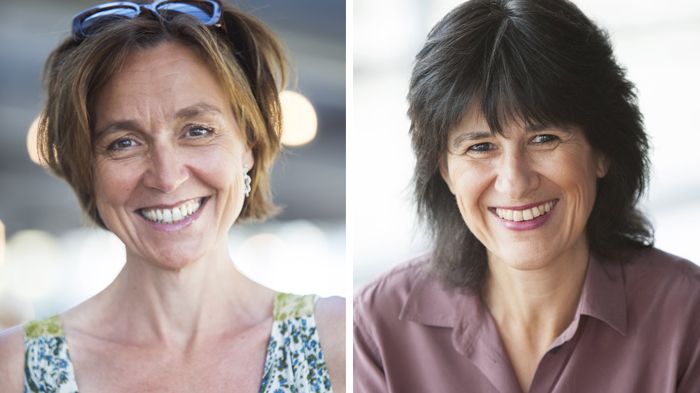Paula af Malmborg Ward, kompositör och Kerstin Perski, librettist. Foto: Camilla Simonson