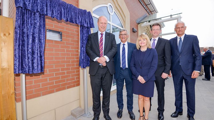 Official plaque unveiling at Kenilworth station