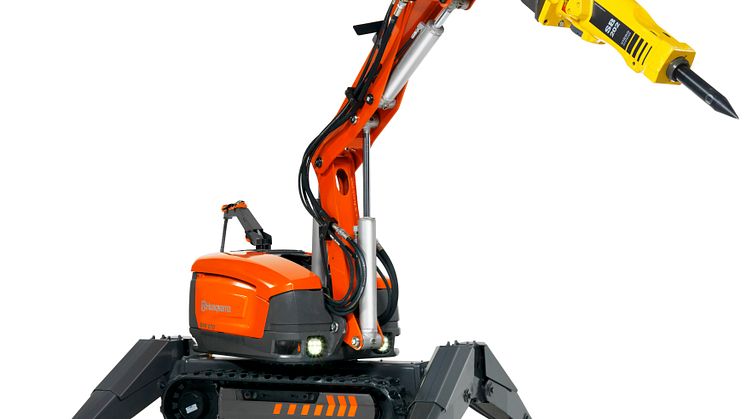 Husqvarna DXR 270 – en kompakt rivningsrobot för många olika användningsområden