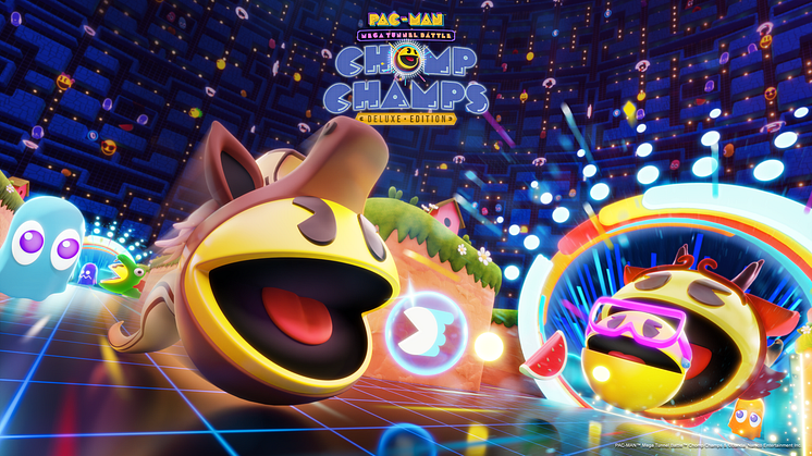 EACH PAC FOR THEMSELVES’ MULTIPLAYER GAME PAC-MAN MEGA TUNNEL BATTLE: CHOMP CHAMPS IS AVAILABLE NOW