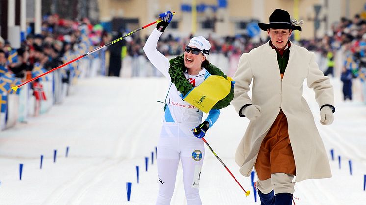 Jenny Hansson och kransmasen 