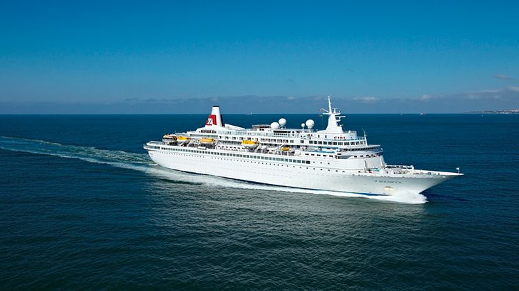 Belfast Harbour welcomes back Fred. Olsen Cruise Lines 