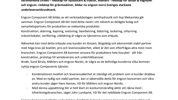 Snabbväxande koncern bildar ett av Sveriges starkaste nätverk