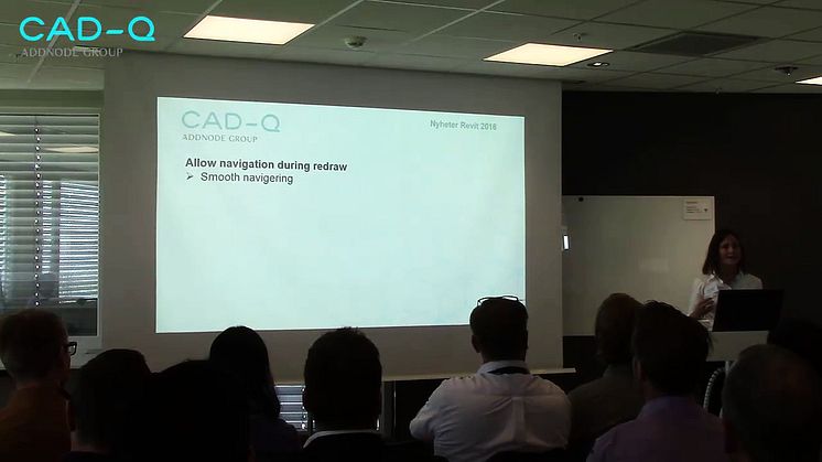 BIMForum15: Cecilie Irgens, Cad-Q. Nyheter Revit Naviate 2016