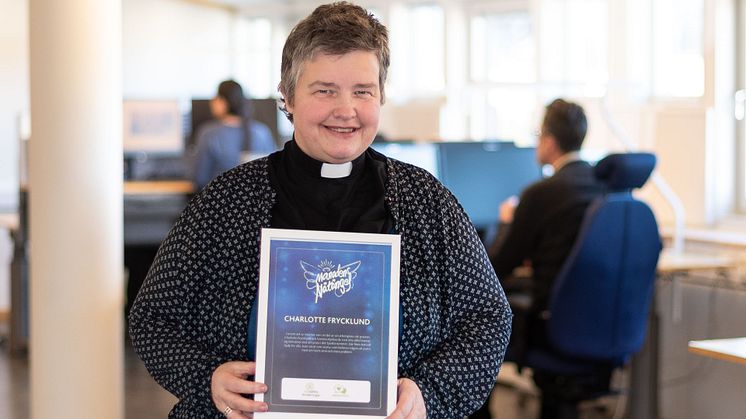 Charlotte Frycklund, nätpräst Svenska Kyrkan