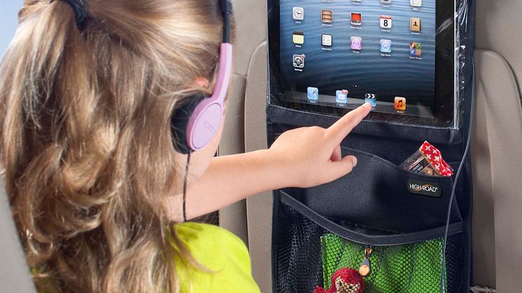 iPadhållare med smarta fickor, 1