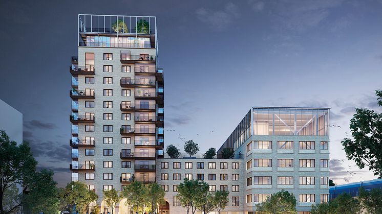 Den 1 september öppnar Praktikertjänst Vårdcentral Stationstorget i Arlöv i kvarterat Hannah. Bild: Trianon.