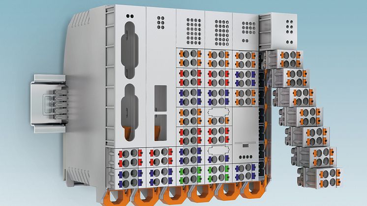 New compact housing system with modular front connection