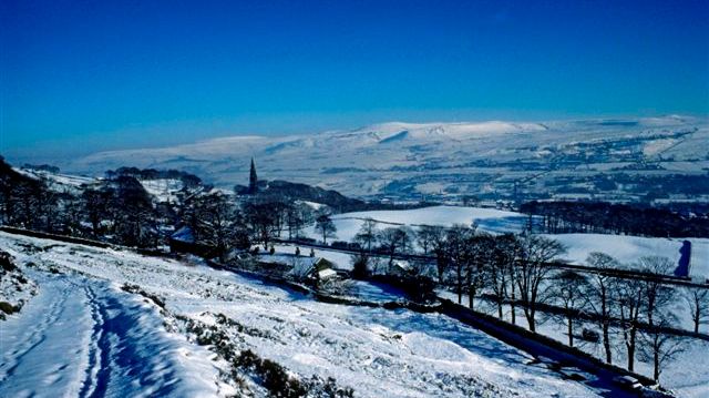 Walking in a winter wanderland!