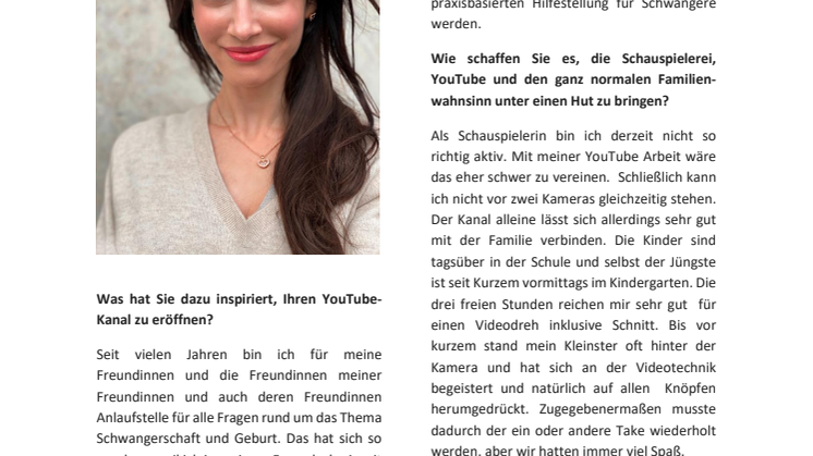 Interview: Laila Maria Witt über "Gemeinsam werden wir kugelrund"