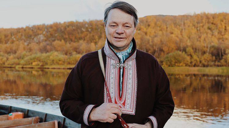 Johan P. Eira, the proud owner of Čávžo Safari.