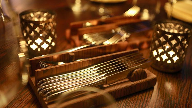 Table setting at Publico, Stockholm, by Stylt Trampoli