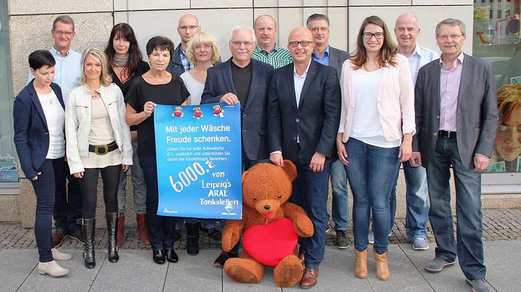 ARAL-Tankstellen: Bärenherz-Wäsche war voller Erfolg