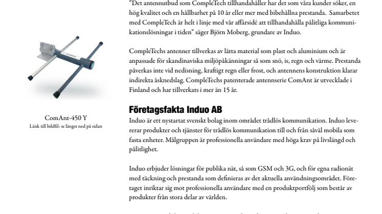 Induo i antennsamarbete