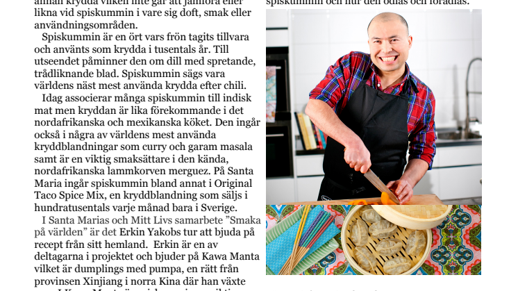 Spiskummin i fokus i Smaka På Världen