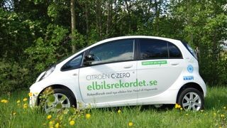 Öresundskraft stödjer svenskt rekordförsök med elbil