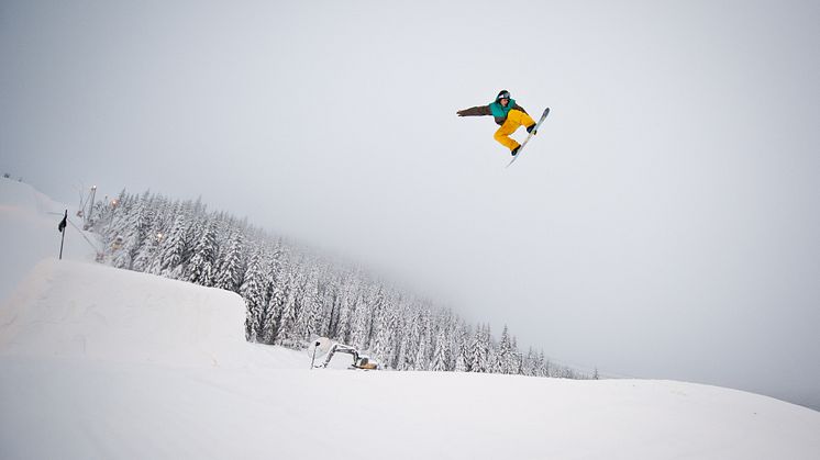 Henghoppet parken i Trysil