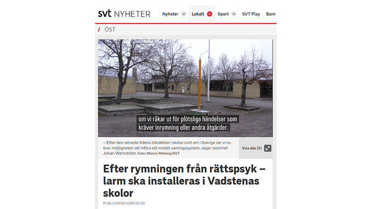Källa: SVT Nyheter Öst