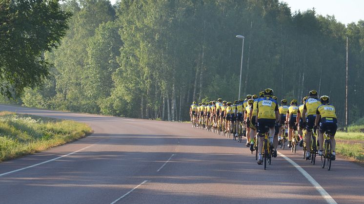 Idag är det avfärd för Team Rynkeby Täby mot Paris