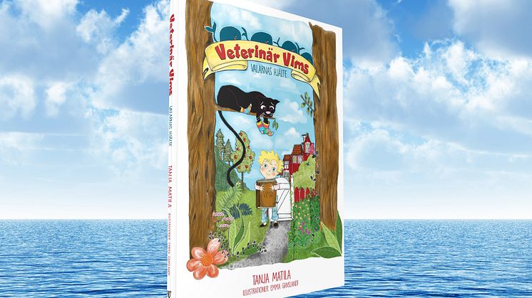Veterinär Vims är Tanja Matilas debutbok. Illustrerad av Emma Ganslandt.