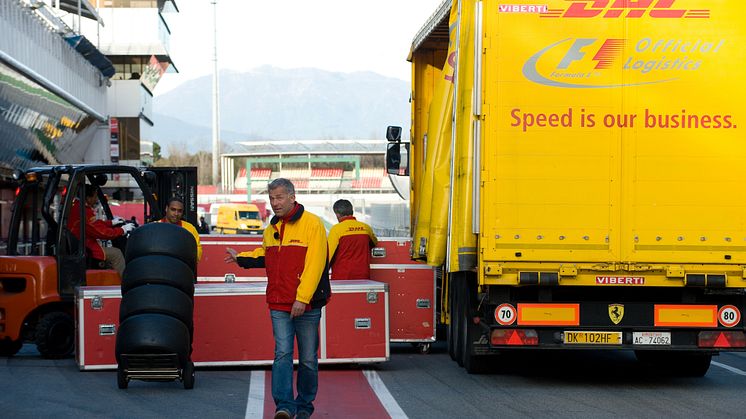 Formula 1® dele leveret direkte til racerbanen