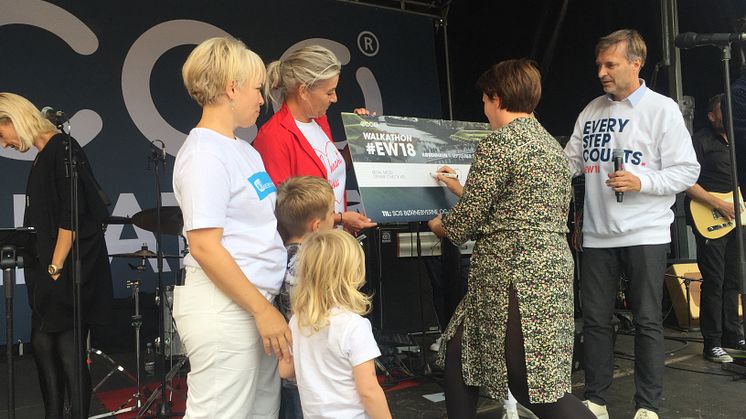 Fra ECCO Walkathon 2018 på Kastellet i København 