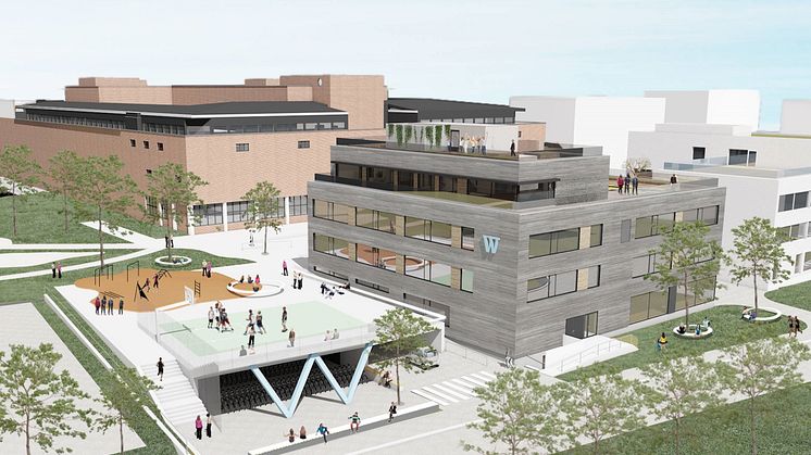 WANG Ung Oslo - nytt skolebygg på HasleLinje