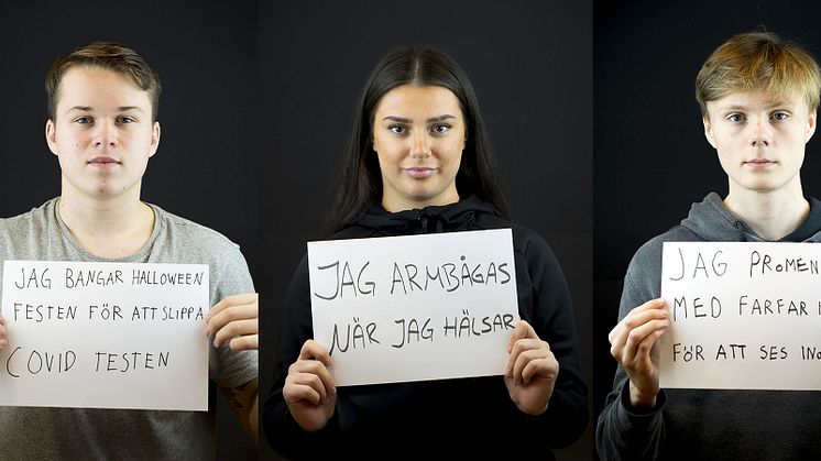 Gymnasieungdomar hjälper Länsstyrelsen att bromsa smittspridningen bland unga.