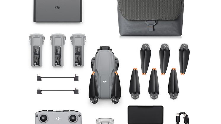DJI Air 3S Fly More Combo（DJI RC N3）_from above_battery detached.jpg