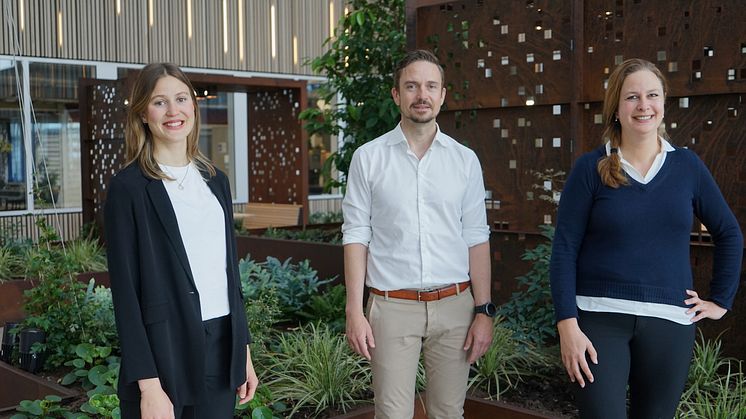 Guro Skjæveland, Senior Associate, i Nysnø, Eirik Sønneland Fondsforvalter i Validé og Anne Cathrin Østebø, Daglig leder i Validé