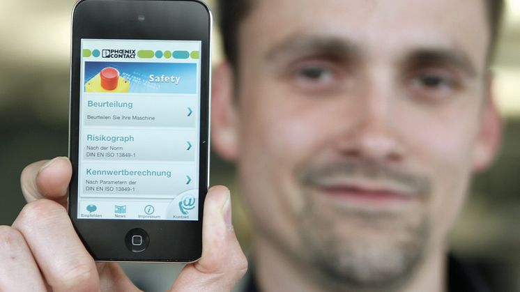First Functional Safety App from Phoenix Contact