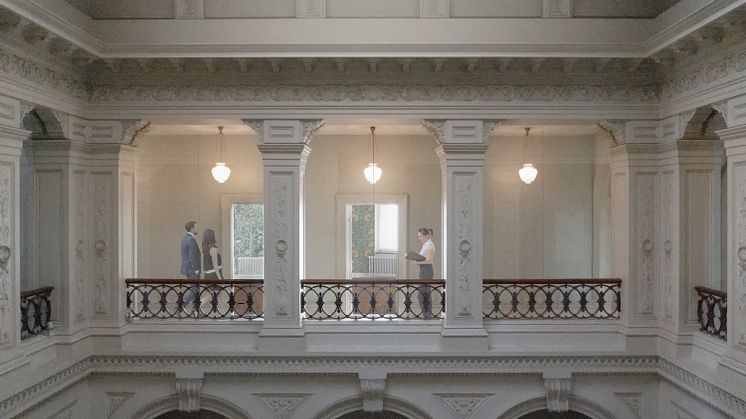 Dicksonska Palatset Visionsbild kontor