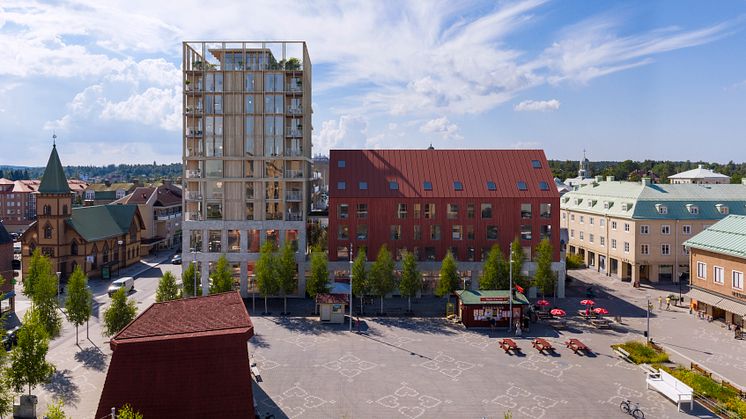 Dreem arkitekters och Point Properties förslag för upprustning av Brotorget Södra 