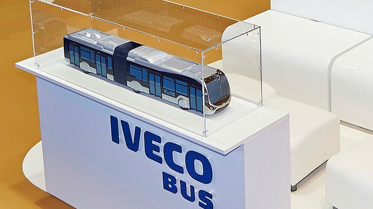 Iveco Bus at Cité du Design in Saint-Etienne for a traveling exhibition “Around Autofiction”