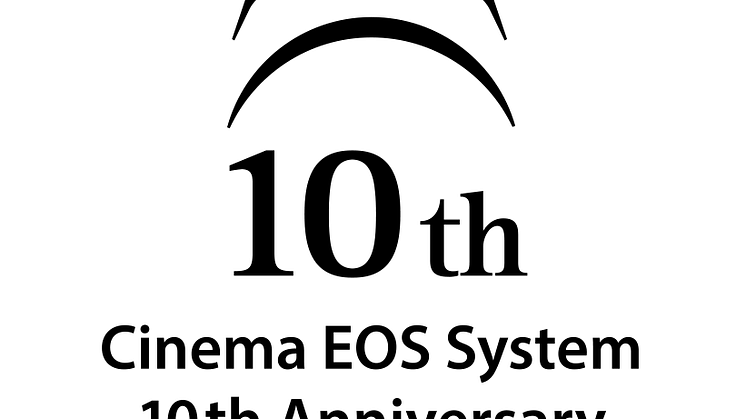 Canon Cinema EOS System 10th anniversary logo 