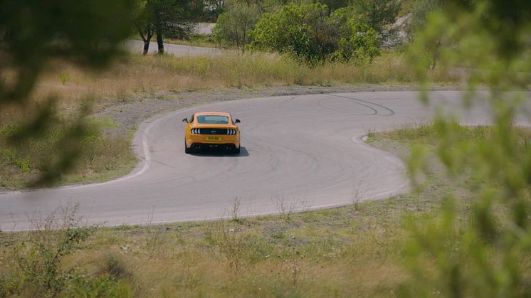 Råfilm for redigering Nye Ford Mustang