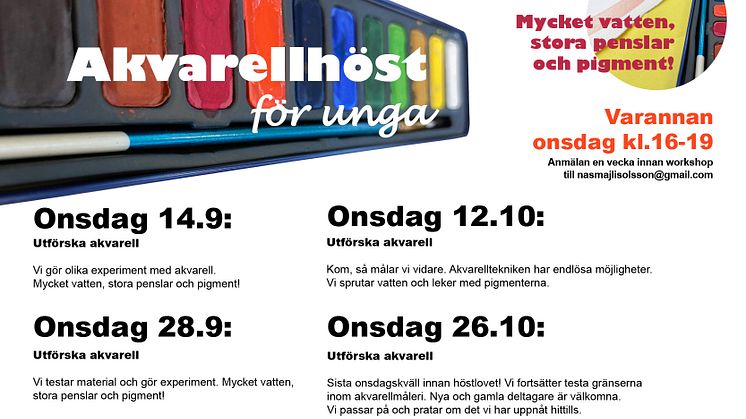 Banner soc media Akvarellhöst unga