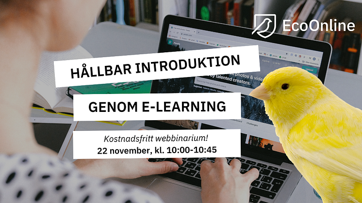 Hållbar introduktion genom e-learning