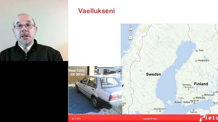 Valmentajaesittelyssä Pentti Virtanen